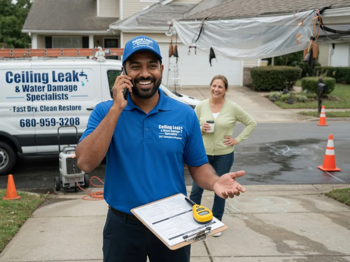Ceiling Leak Cleanup Saint Ann, MO FAQs